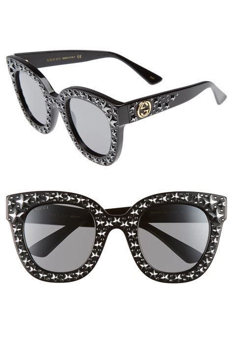 gucci jackie crystals|Gucci crystal embellished sunglasses.